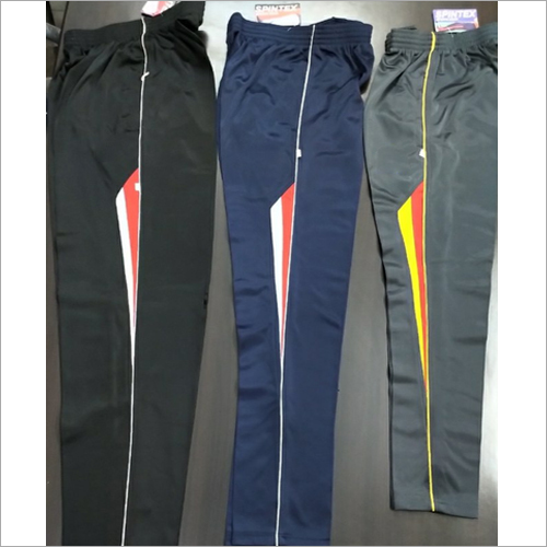 ब्लैक नेवी स्पिनटेक्स और लाइटेक्स पुरुषों के लिए प्लेन ट्रैकपैंट