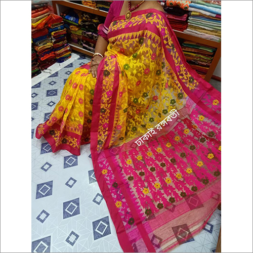 Casual Dhakai Rangoboti Jamdani Saree