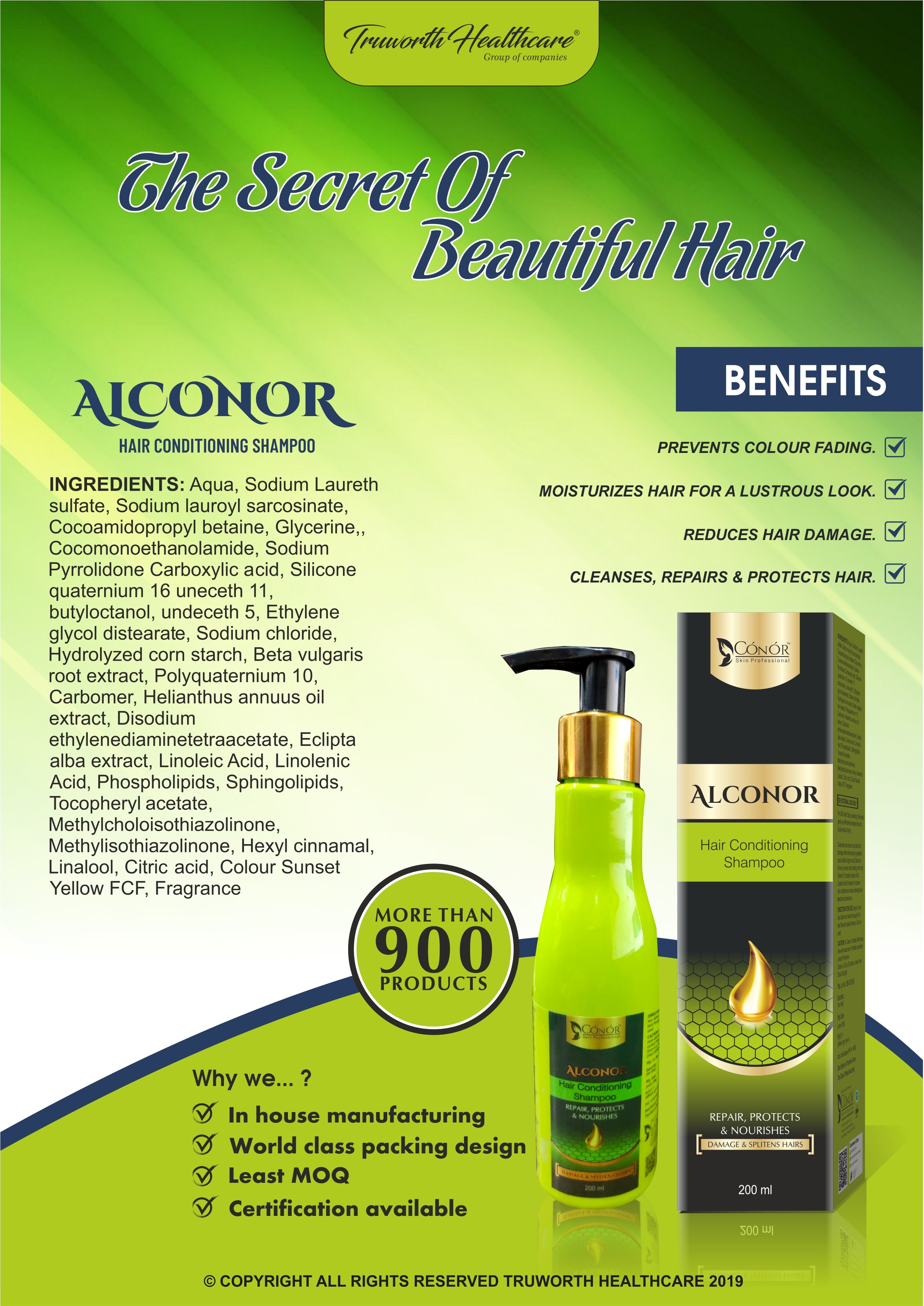 Alconor Shampoo Gender: Male