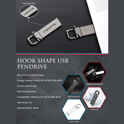Hook Shape Usb Pendrive