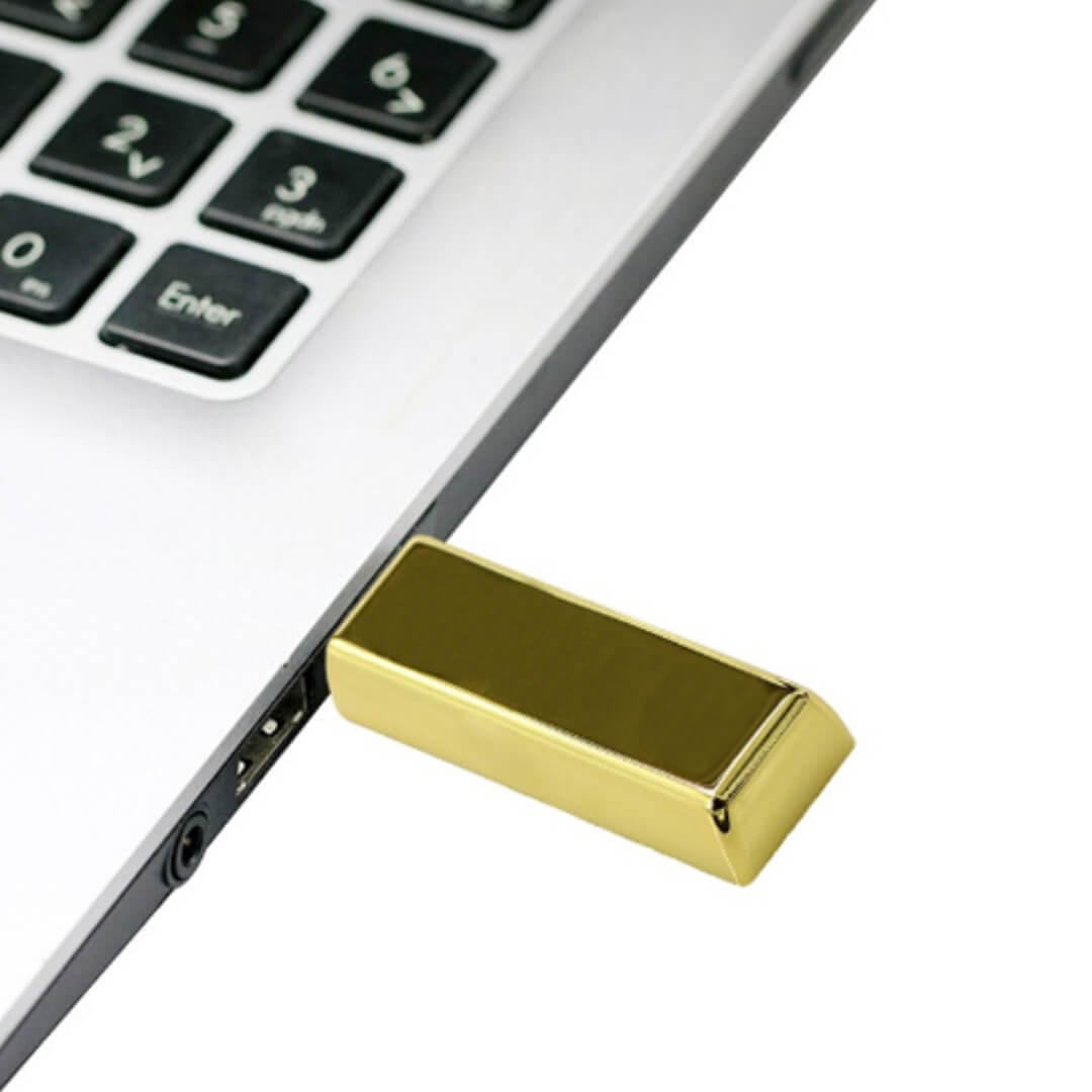 Gold Metal Usb Pendrive