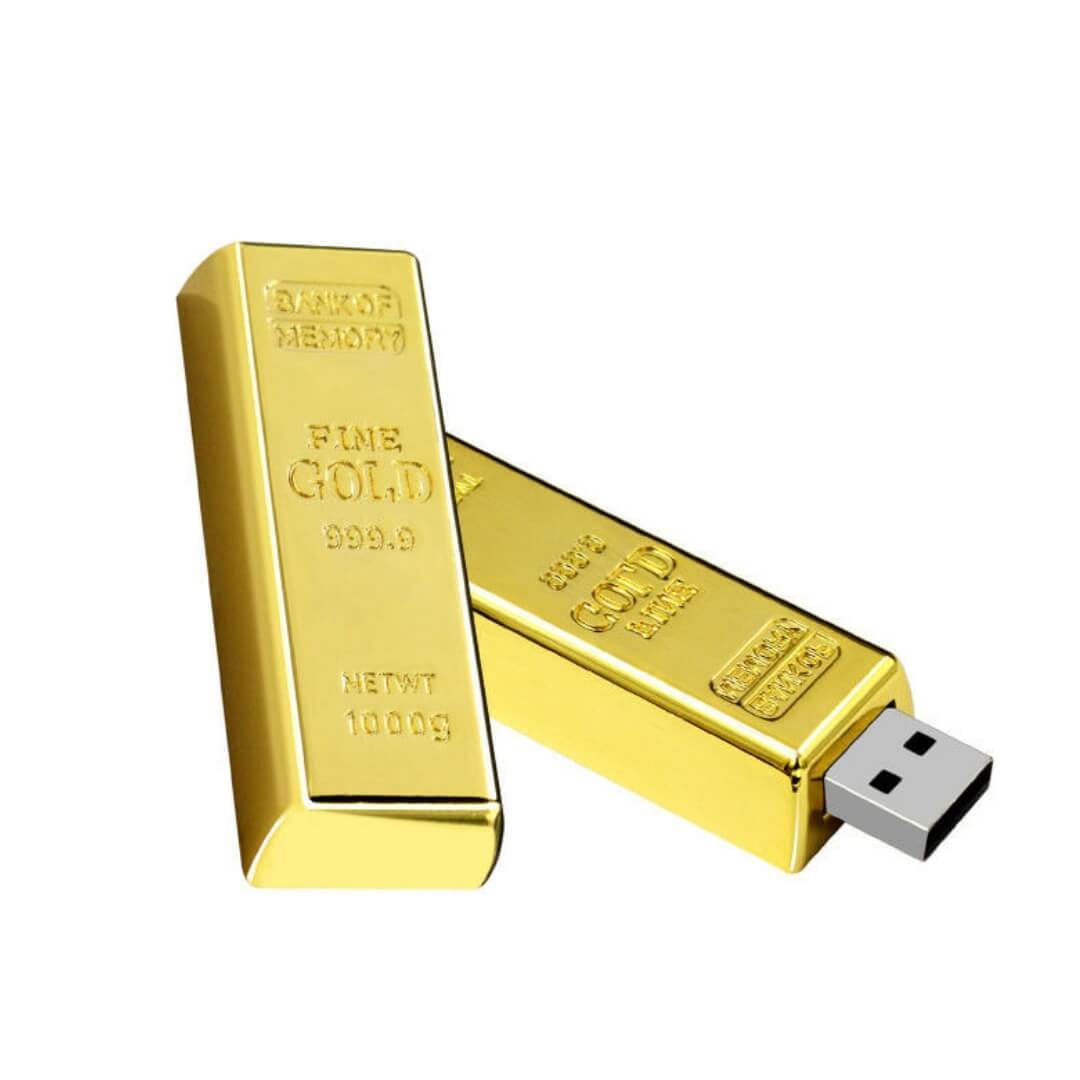 Gold Metal Usb Pendrive