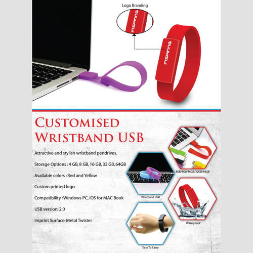 Wristband USB Pendrive