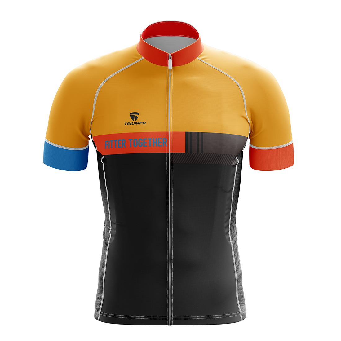 Men's & Women's Custom Cycling Jersey - 100% Polyester Fabric, S-5xl Sizes | Lightweight, Durable, Reflective Back Pockets, Sublimated Graphics, Night Riding Safe