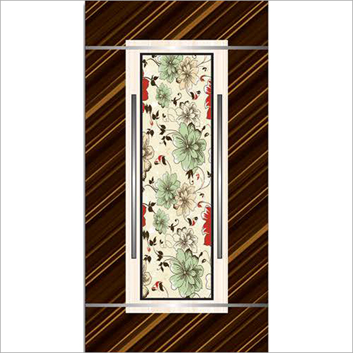 फ्लोरल प्रिंटेड डिजिटल डोर पेपर