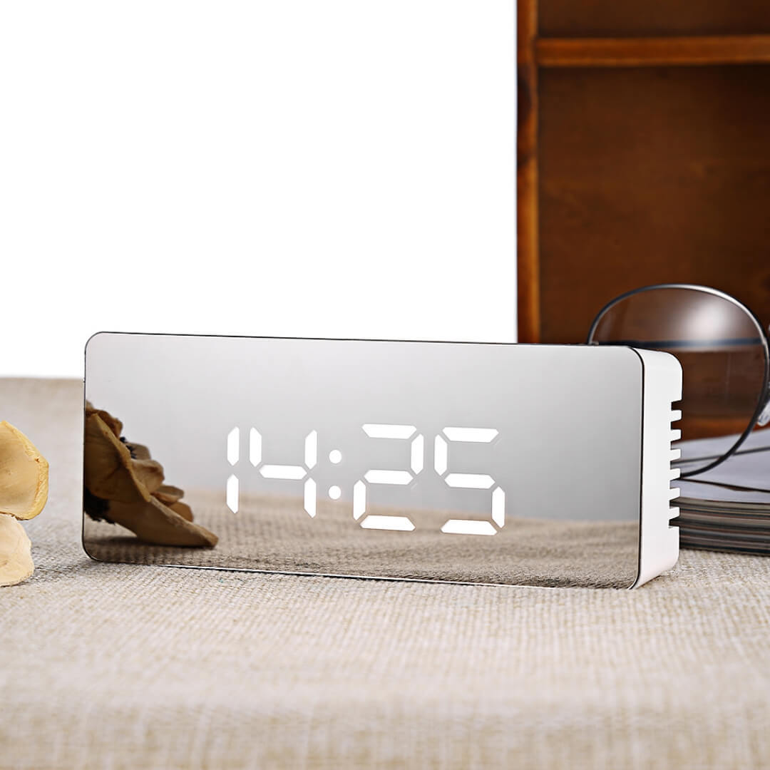 Led Mirror Clock