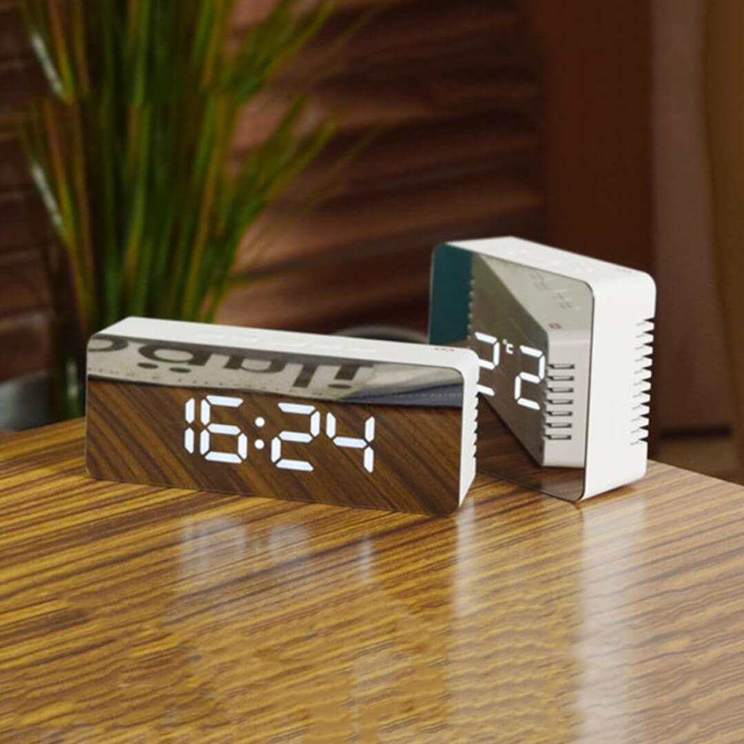 Led Mirror Clock