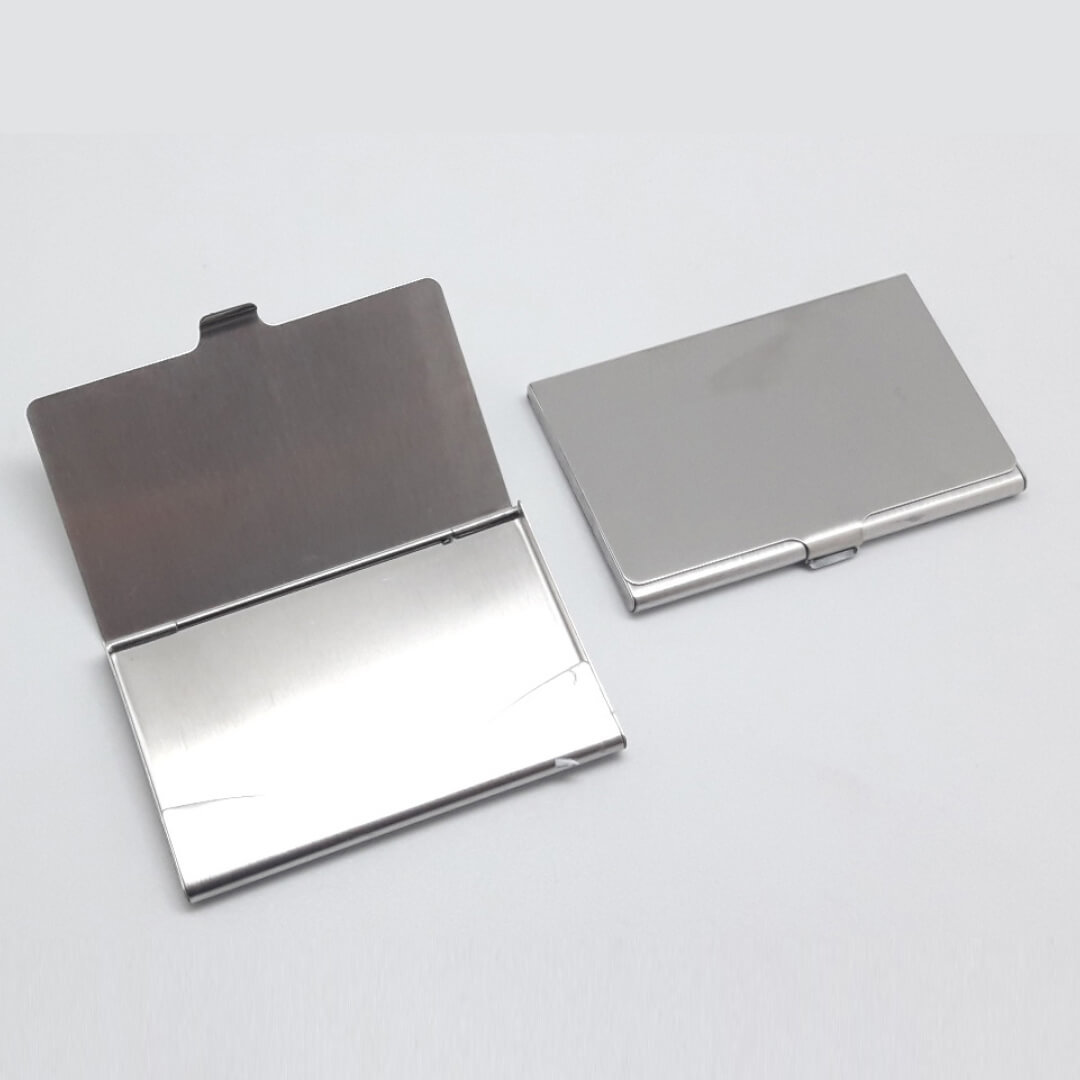Steel Visiting Card Holder - Metal 15mm Slim Design | Lightweight Elegant Durable Perfect For Daily Use And Travel