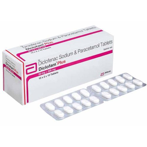 Diclofenac Sodium & Paracetamol Tablets Age Group: Adult