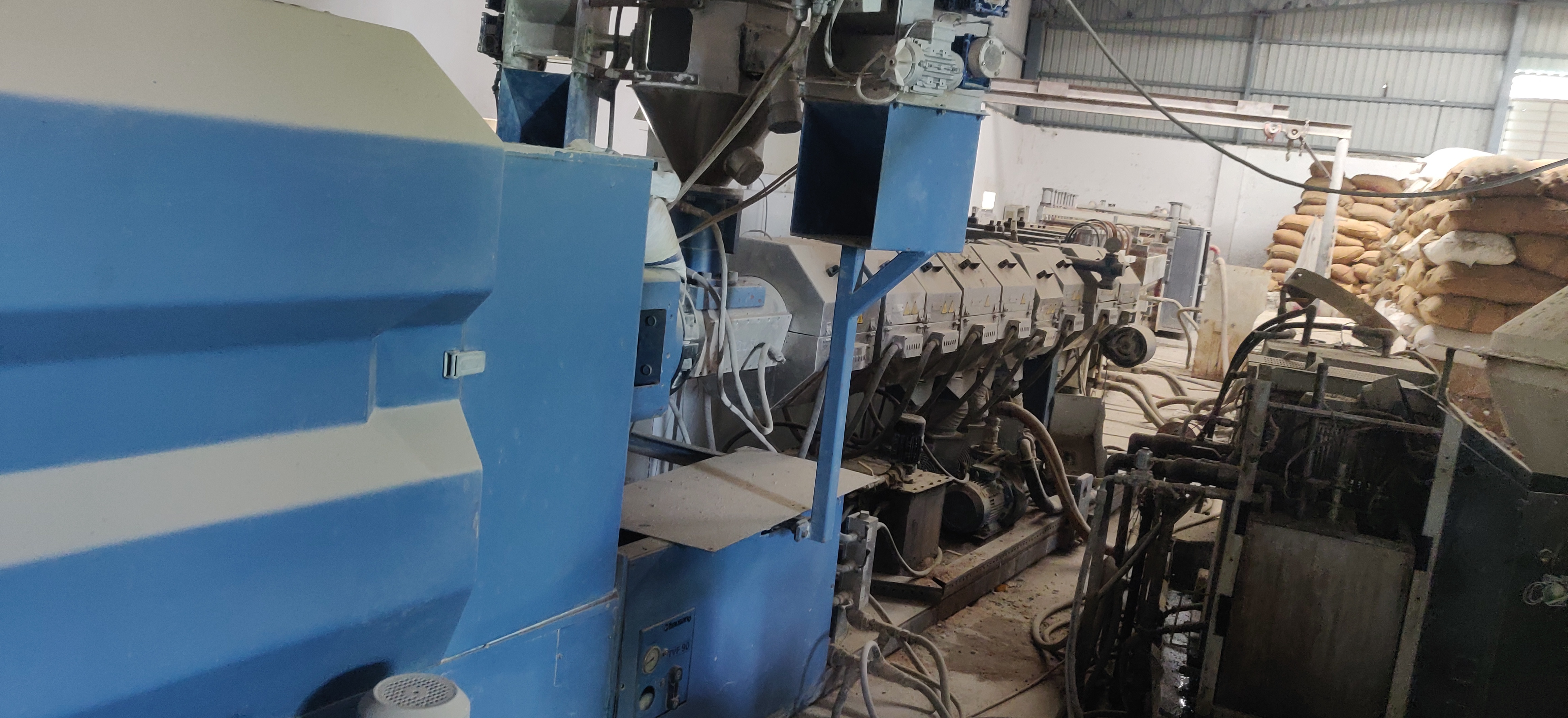 Wpc Pvc Foam Sheet Extrusion Line Size: 120 Ft