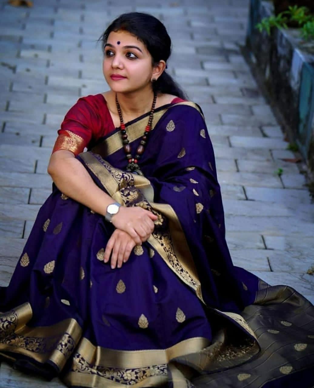 Multi Colour Ladies Silk Saree