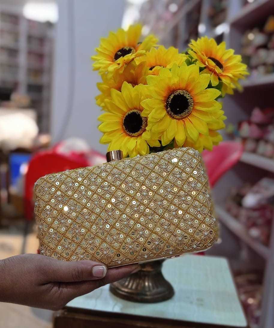 Black Partywear Clutch Online