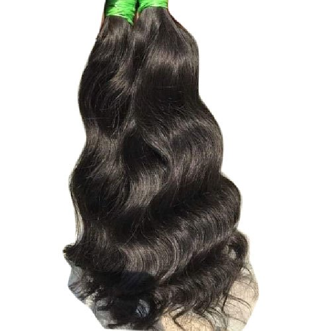 Black Bulk Remy Human Hair Extensions / 100% Virgin Raw Hair !!!!!!