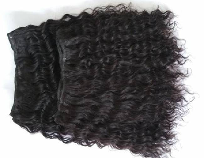 Greatest Machine Weft Deep Curly Human Hair Extensions - 100% Remy Indian Hair, 203.2-1016mm Lengths | Soft Texture, Tangle-free, Long Lasting Shine, 2-year Warranty