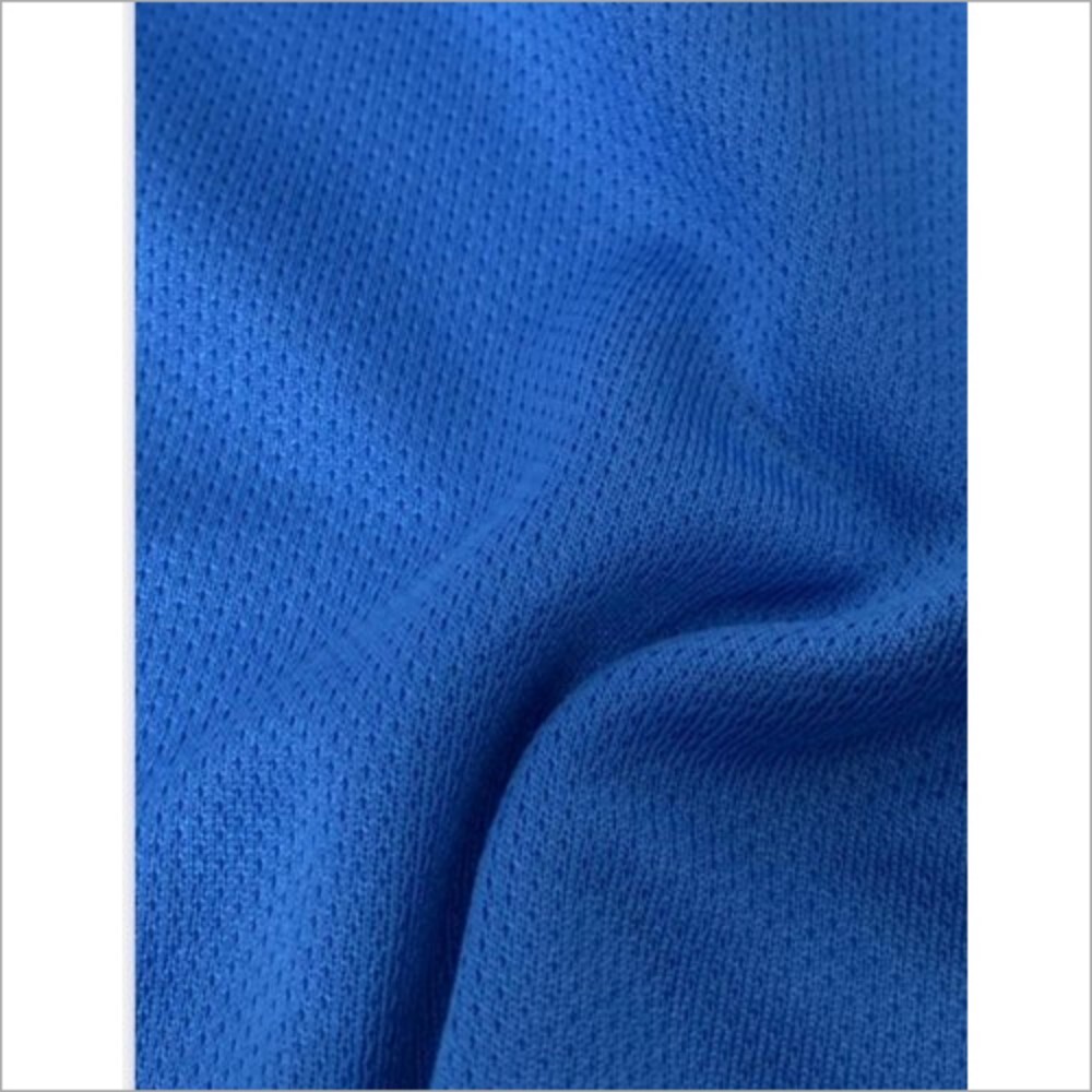 Polyster Dot Knit Fabric Color: Blue at Best Price in Ludhiana