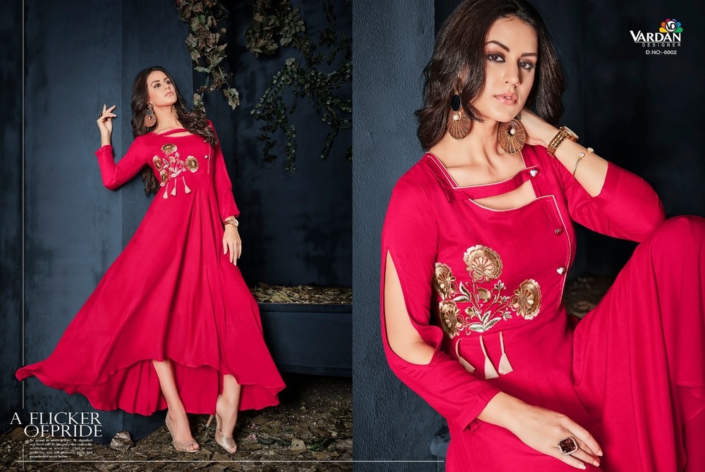 Embroidered Fancy Long Kurti