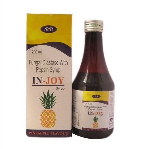 Fungal Diastase With Pepsin Syrup - Liquid Formulation for Enhanced Digestion | Improves Metabolic Activities, Retains Effectiveness, Storage in Dry Place