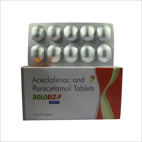 Aceclofenac And Paracetamol Tablets - Effective Pain Relief and Anti-Inflammatory , Dosage As Per Doctor's Instructions, For Adult Use, Store In A Dry Place