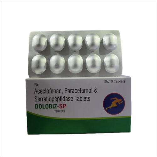 Aceclofenac 100mg, Paracetamol 325mg And Serratiopeptidase 15mg Tablets - Pain Relief Formula for Headaches, Musculoskeletal Pain, and Menstrual Discomfort | Dosage as per Doctor's Guidelines, Suitable for All