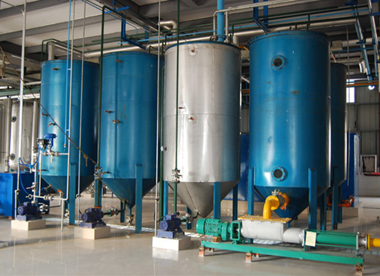 Small-sized Edible Oil Refinery Machinery - Color: Cream