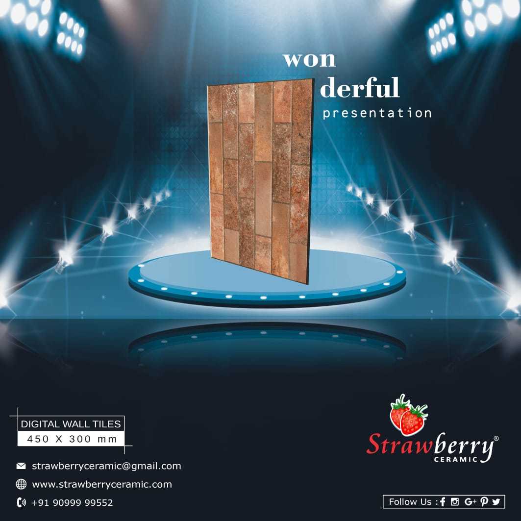 Artistic Ceramic Wall Tiles - 400 X 800 Mm | Gray Matte Finish, Unique Aged Stone Effect, Modern And Traditional Design