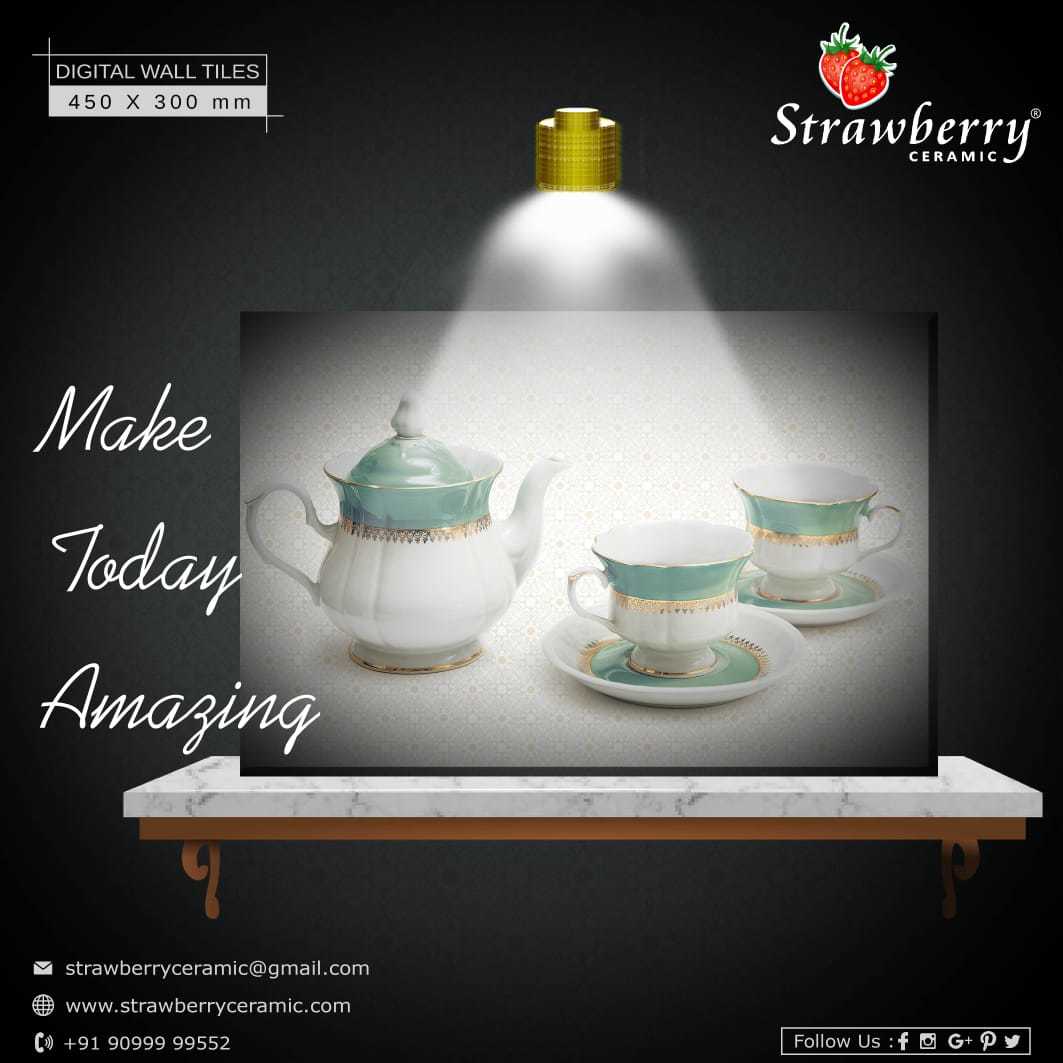 Wooden Ceramic Wall Tiles - Ceramic, 600x300 Mm, Grey | Elegant Design, Water Resistant, Easy Installation, Modern Aesthetic, Durable Material, Stain Resistant