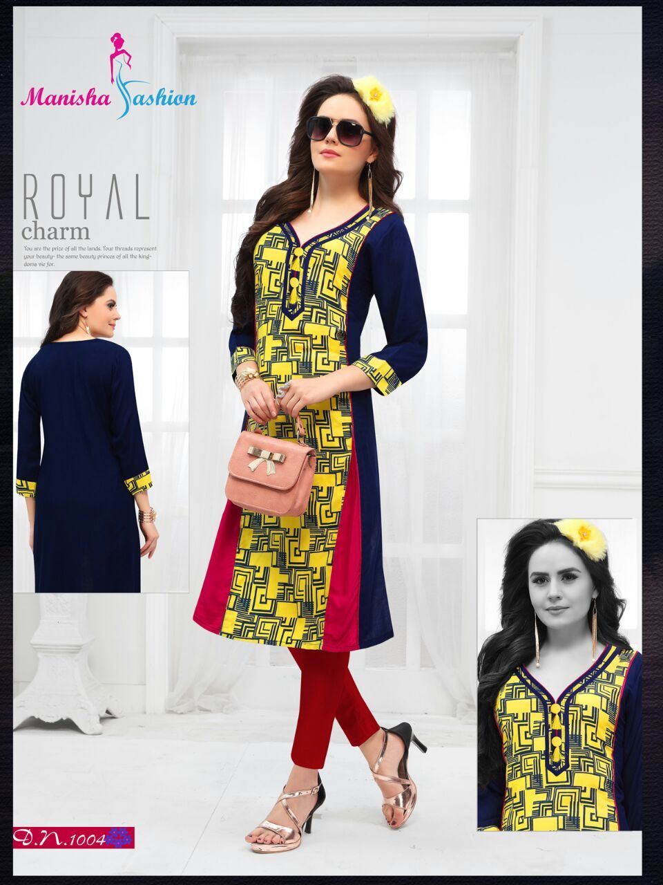 Mishti Rayon Kurtis Set - Rayon Fabric, Xl/xxl Sizes | Printed Texture, Washable, Quick Dry, Hand Wash Instructions