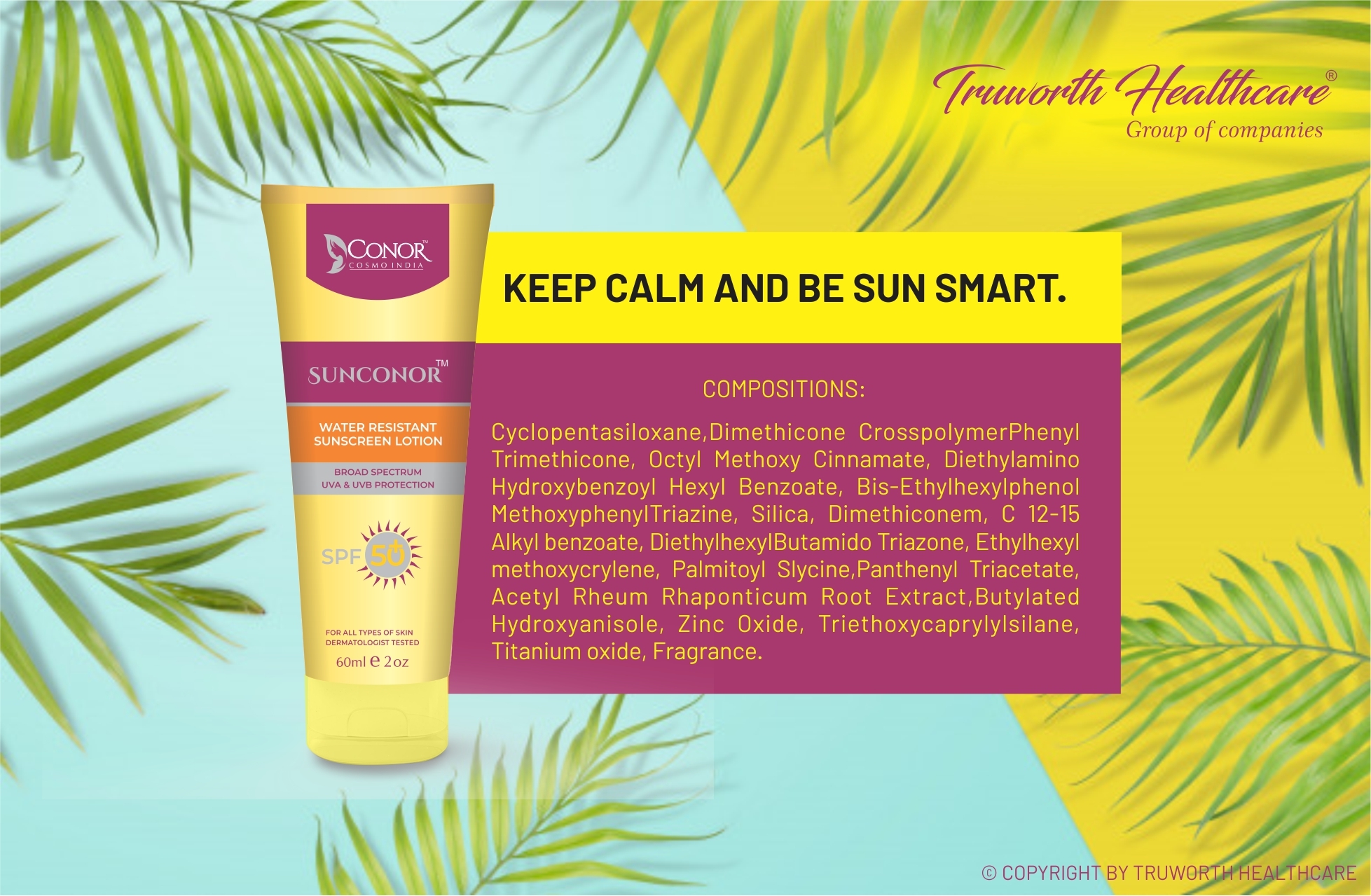 Sunconor Spf 30 / 50 Lotion - Attributes: Smudge Proof