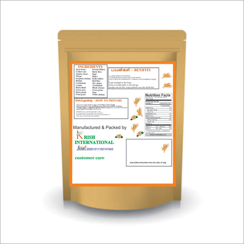 Sprouted And Roasted Health Mix - Pure Natural Powder | Spicy And Salty Flavor, Packaged In Glass Or Plastic Bottles For Baby And Child Care