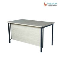 ओक नॉटिंघम और एन्थ्रेसाइट ग्रे शेड एग्जीक्यूटिव टेबल - स्काई