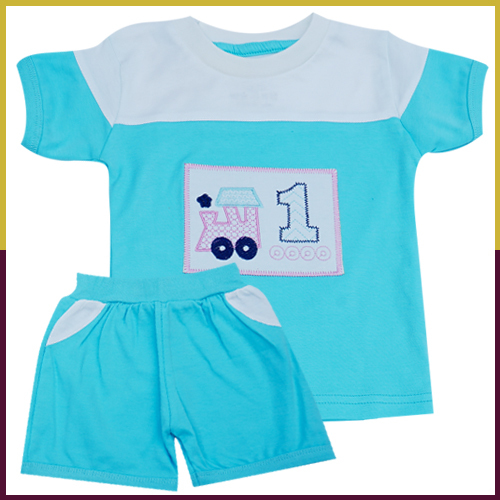 Sumix Siril Baby Boys T Shirt And Shorts Age Group: 0 - 18 Months