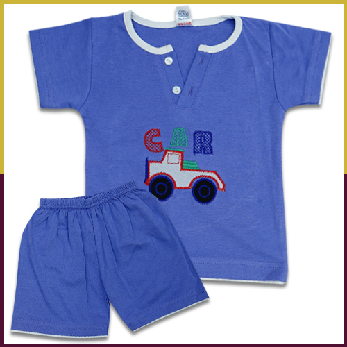 Sumix Prince Baby Boys T-shirts And Shorts Age Group: 0 - 18 Months