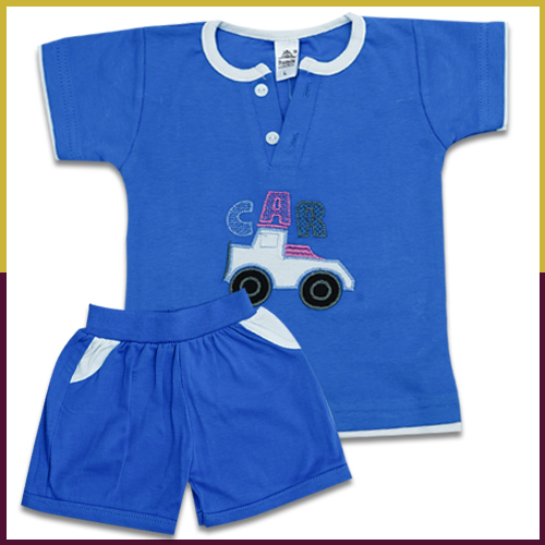 Sumix Prince Baby Boys T-shirts And Shorts Age Group: 0 - 18 Months