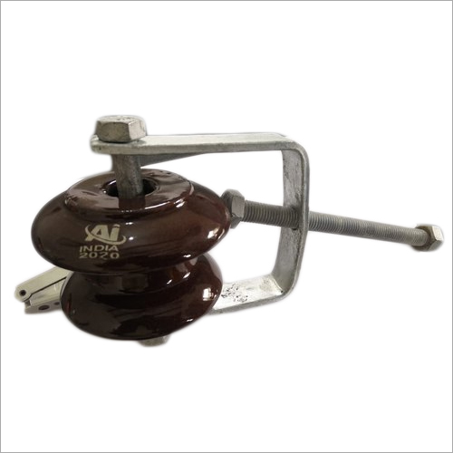 Lt Shackle Insulator - Porcelain Type, 50x65 Mm | Zero Maintenance, Heavy Insulated Smooth Coating, Reliable Performance