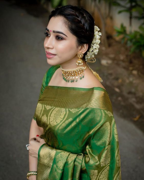 Ladies Silk Saree - Soft Lichi Silk With All-over Golden Zari, Multi-color, Trendy Pallu And Jaquard Blouse Piece, Lightweight For All Seasons