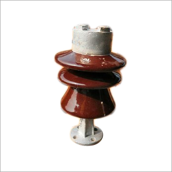 Post Insulator - Porcelain Type, 11kv Volt (V) | Brown Glazed, Long Life, High Functional Utility, Negligible Maintenance