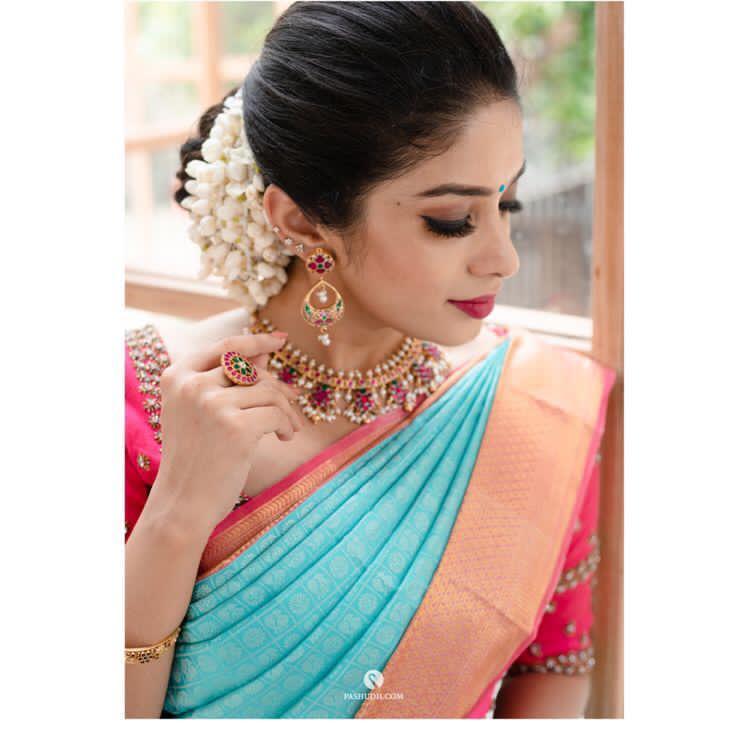 Multi Colour Woven Saree