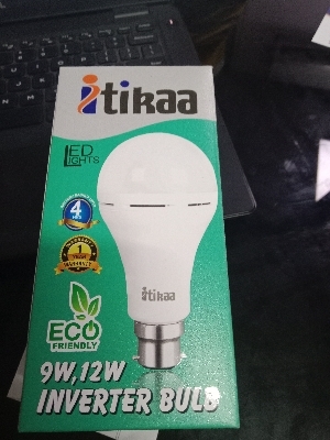 LED Rechargeable Bulb - Ceramic/Plastic Material, Multicolor Light Color, B25 Base | Indoor Application, 5700K Color Temperature