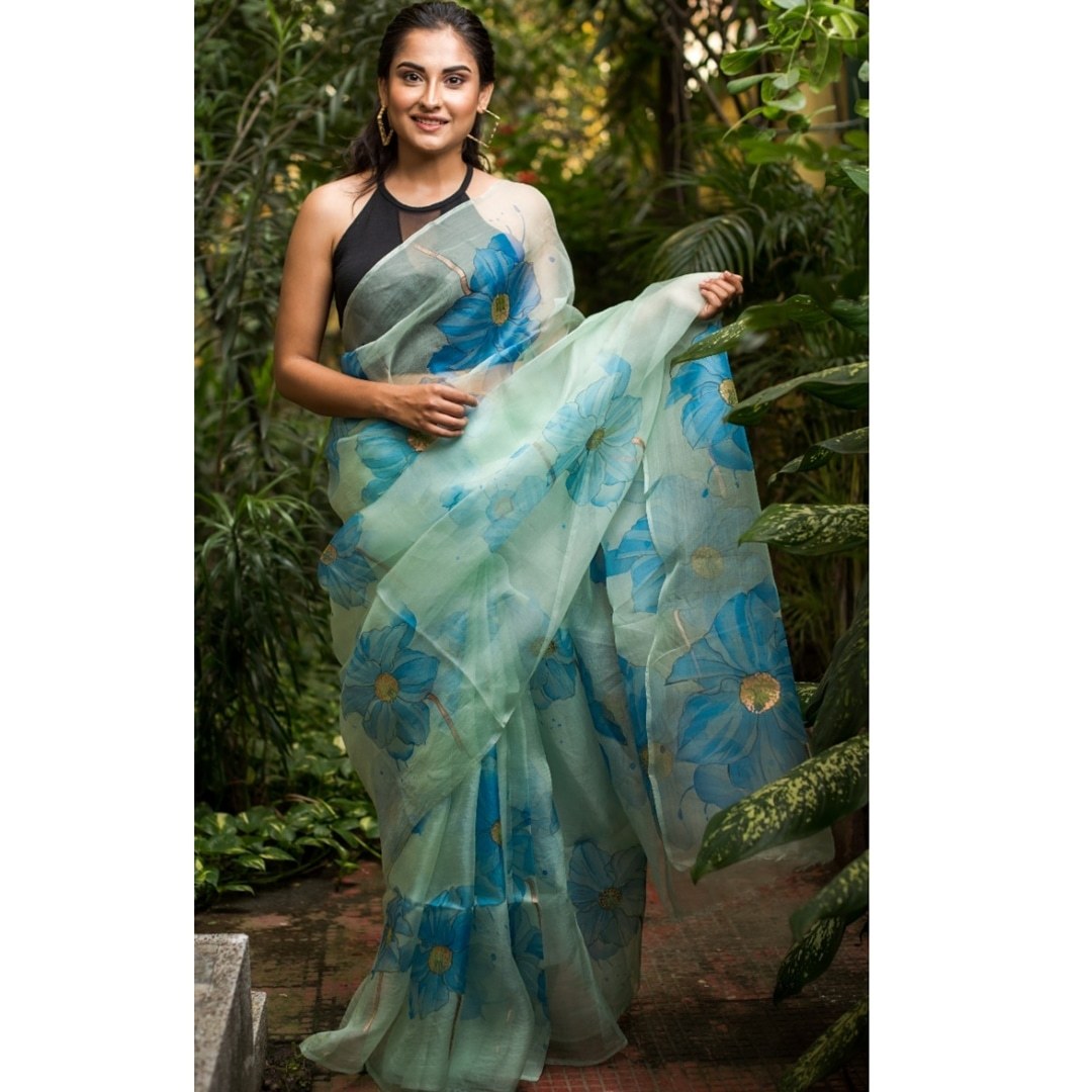 Multi Colour Silk Saree