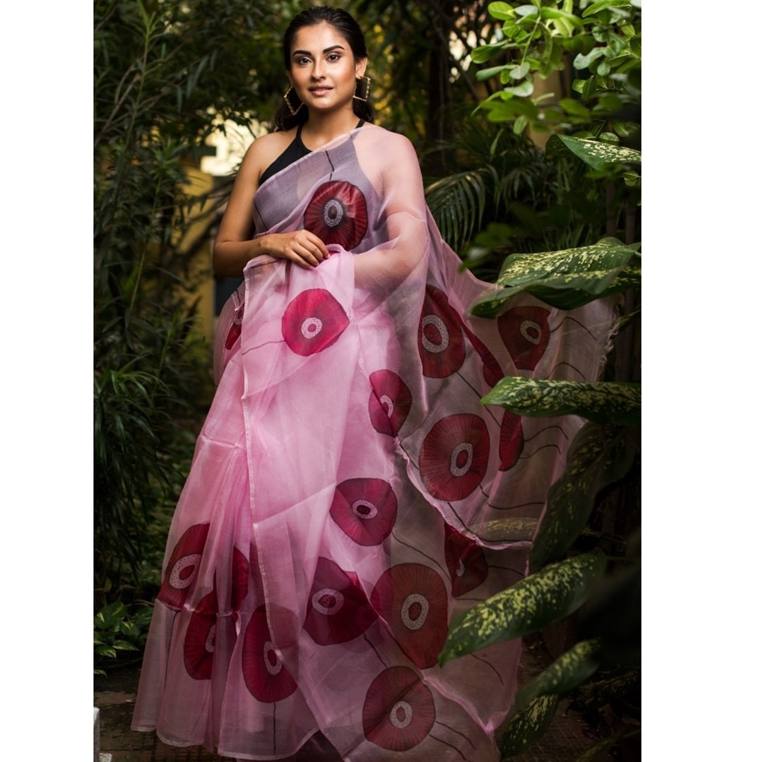 Multi Colour Silk Saree