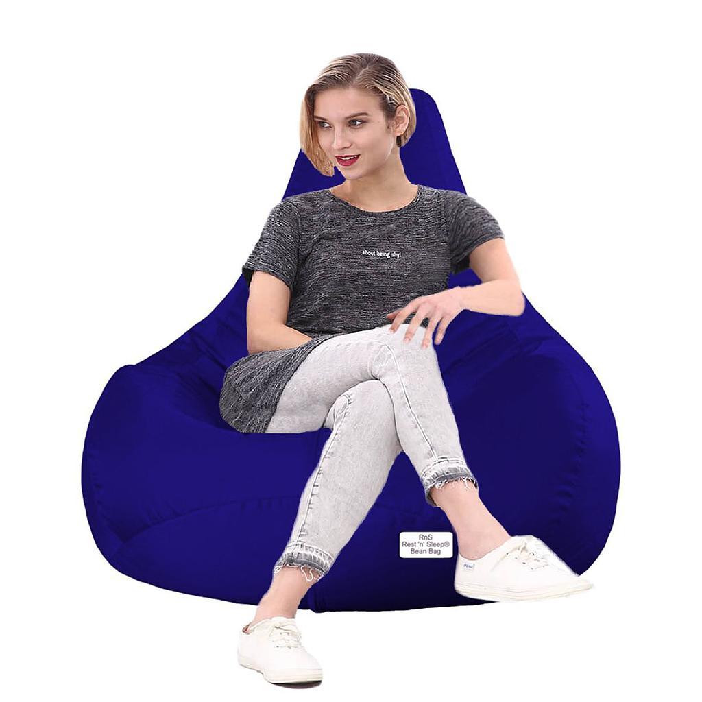 Faux Leather Tear Drop Bean Bag Cover Xxxl Without Beans