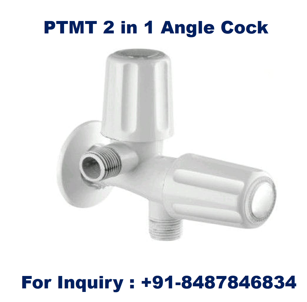 Ptmp Bib Cock - Plastic Material, Round Shape | Versatile Pvc Water Tap For Bathroom Fittings & Bathware Essentials