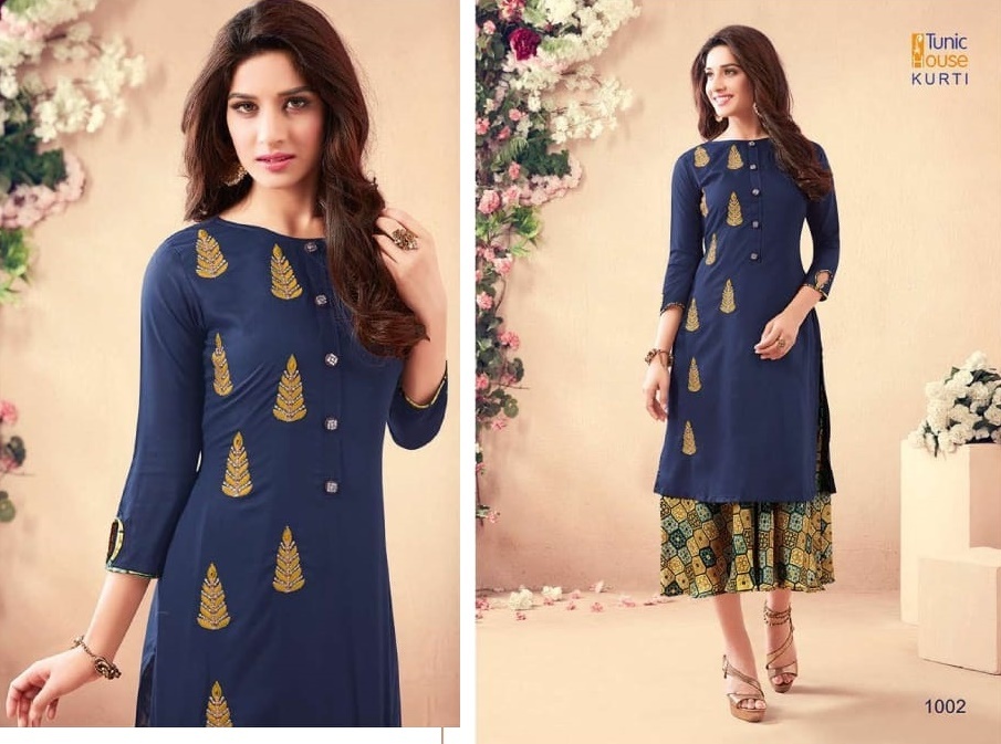 Sp Vol-2 Kurti - Pure Modal Digital Print, Satin, Muslin, Rayon, Heavy Embroidery Work | Ladies Ethnic Party Wear, 3-4th Sleeve, Quick Dry, Washable