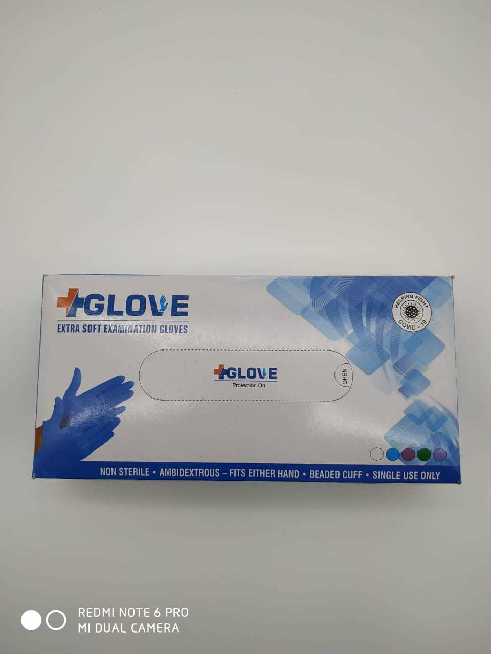 Food Grade Nitrile Gloves - Nitrile Material, Mid Forearm Length, Violet Color, Powder-free, Half Dipped Coating, Ansi Certified Standard