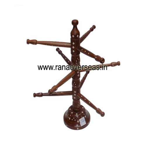 Wood Wooden Inlay Designs Bangle Stand