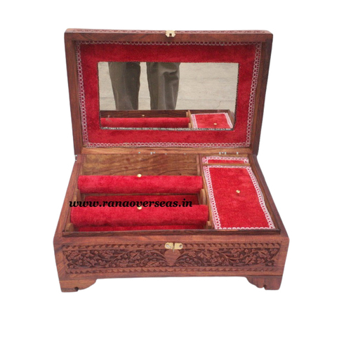 Wood Wooden Handcrafted Fancy Bangle Box