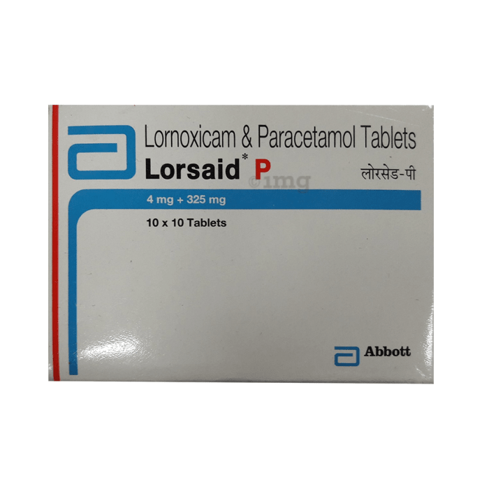 Lornoxicam And Paracetamol Tablets Age Group: Adult