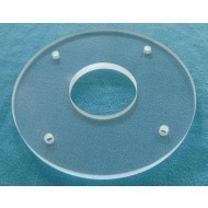 क्वार्ट्ज ग्लास प्लेट उच्च प्रतिरोध