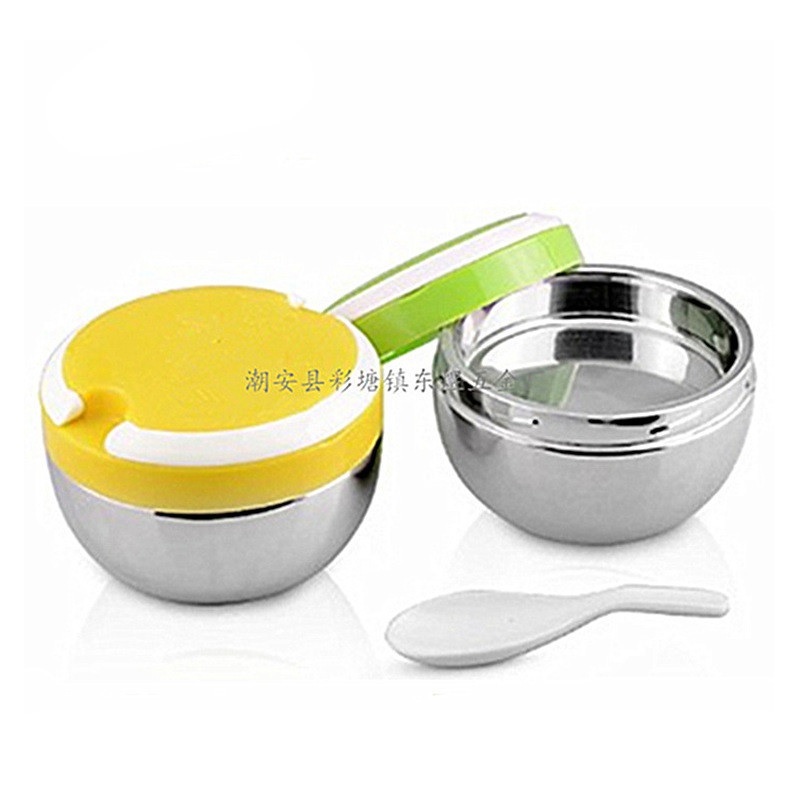 Glitter Bento Insulated Lunch Box - 800 Ml | Stainless Steel, 13.5 X 9.5 Cm, Random Shade, Lightweight At 390 Gms, Ideal For Kitchen Use