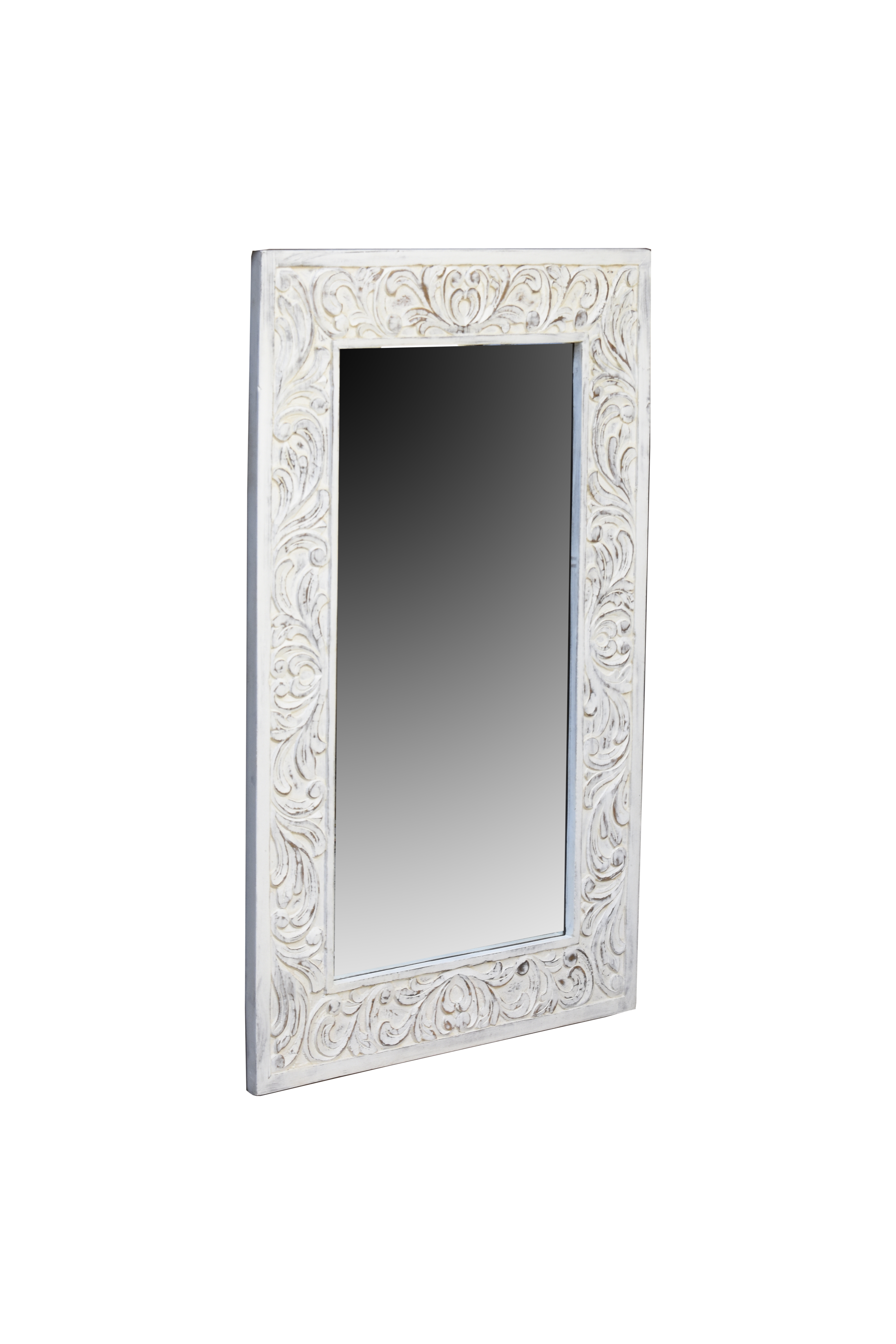 Mirror Frame - Premium Wood Finish | Elegant Design, Adjustable Wall Mounting, Versatile Home Decor